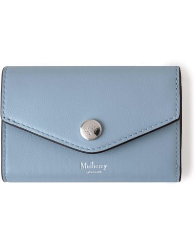 Mulberry Folded Multi-card Wallet - Blue