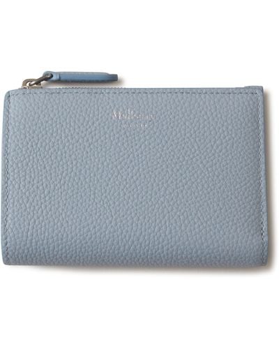 Mulberry Continental Bifold Zipped Wallet - Blue