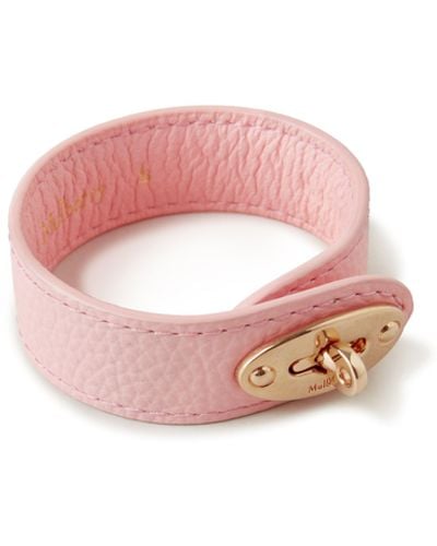 Mulberry Bayswater Leather Bracelet - Pink