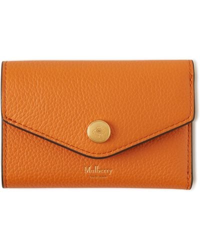 Mulberry Folded Multi-card Wallet - Orange
