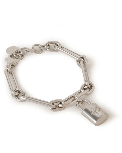 Mulberry Padlock Bracelet - Metallic