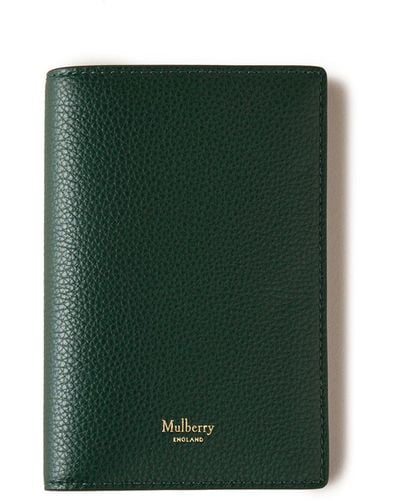 Mulberry Passport Cover - Green