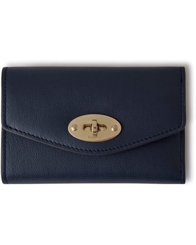 Mulberry Darley Folded Multi-card Wallet - Blue