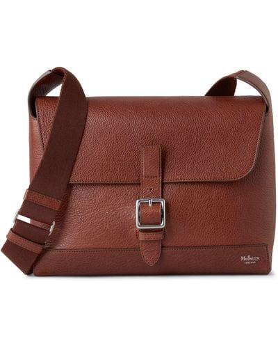 Mulberry Small Chiltern Crossbody Messenger - Red