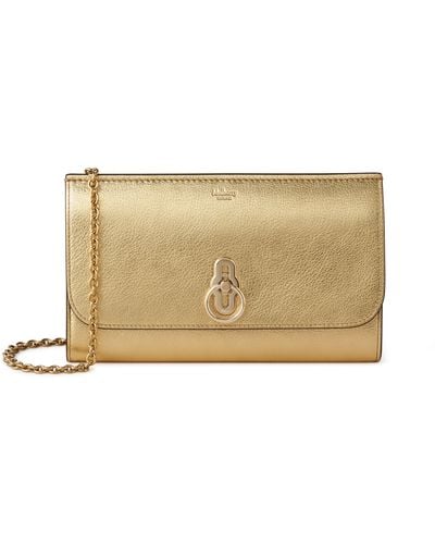 Mulberry Iris Wallet On Chain in Black | Lyst