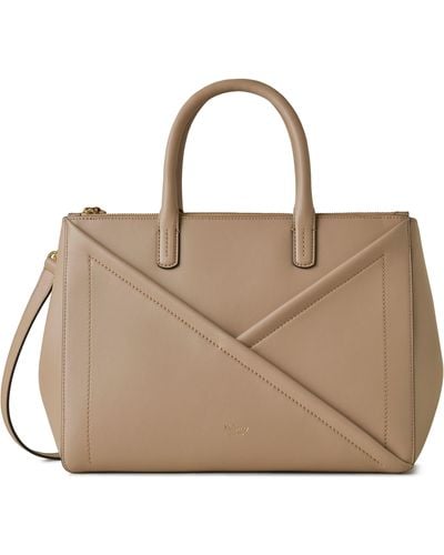 Mulberry M Zipped Top Handle - Natural