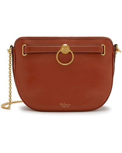 Mulberry Brockwell In Red Clay Silky Calf