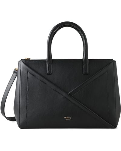 Mulberry M Zipped Top Handle - Black