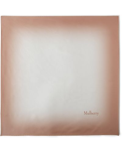 Mulberry Soft Border Square - Brown