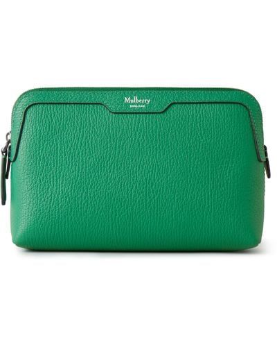 Mulberry Small Cosmetic Pouch - Green