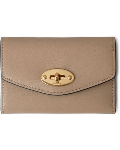 Mulberry Darley Folded Multi-card Wallet - Natural