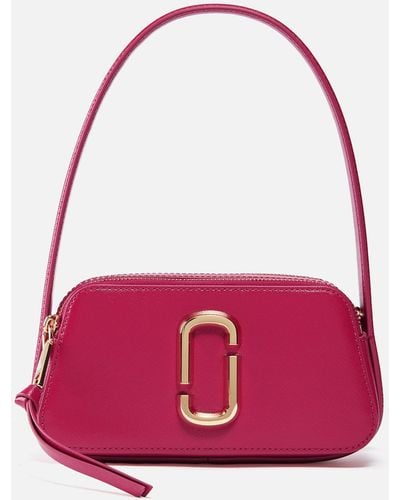 Marc Jacobs The Slingshot Leather Snapshot Bag - Pink