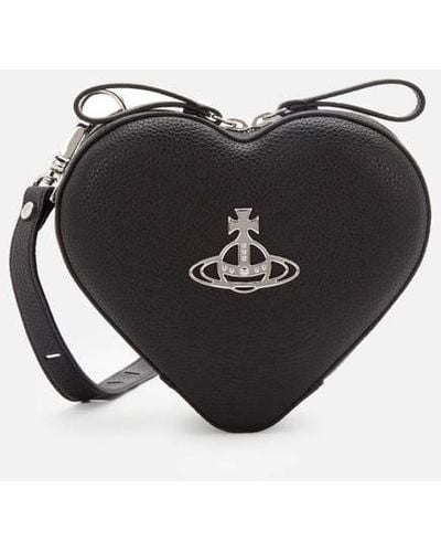 Vivienne Westwood Johanna Heart Mini Backpack - Black