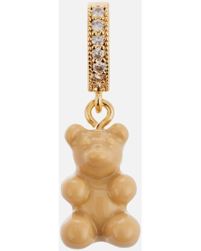 Crystal Haze Jewelry Pave Nostalgia Bear Pendant - Metallic