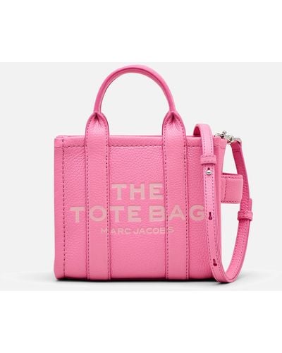 Marc Jacobs The Crossbody Leather Tote - Pink