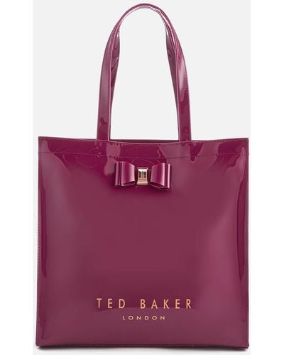 Ted Baker Bethcon Bow Detail Large Icon Bag - Purple