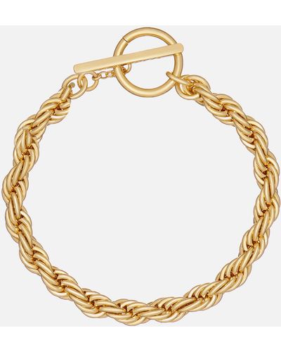 Ted Baker Lillian Rope Chain Gold-tone Bracelet - Metallic