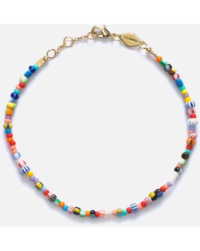 Anni Lu Alaia Gold-plated Beaded Bracelet - Multicolor