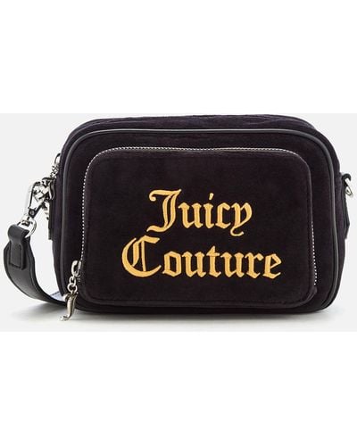 Juicy Couture Logo Camera Bag Cross Body - Black