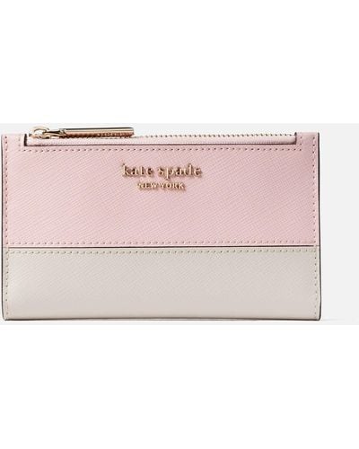 Kate Spade Spencer Small Slim Bifold Wallet - Pink