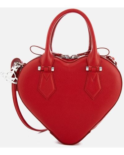 Vivienne Westwood Johanna Heart Handbag - Red