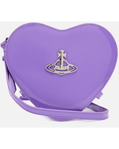 Vivienne Westwood Louise Patent Leather Crossbody Bag - Purple