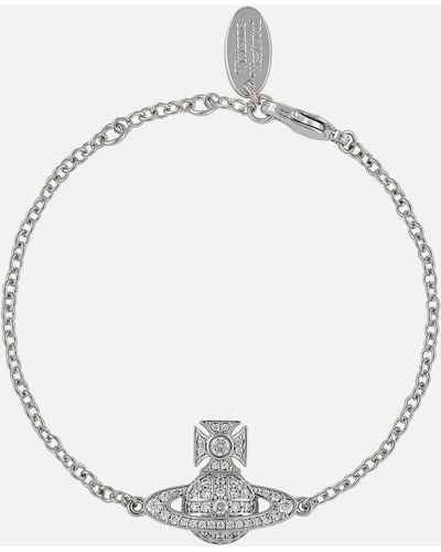 Vivienne Westwood Carmela Bas Relief Silver-tone Bracelet - Metallic