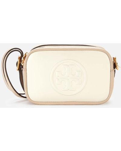 Tory Burch Perry Bombe Twisted Strap Mini Bag - Natural