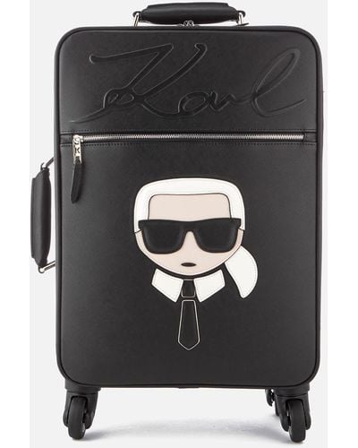 Karl Lagerfeld K/ikonik Trolley Bag - Black