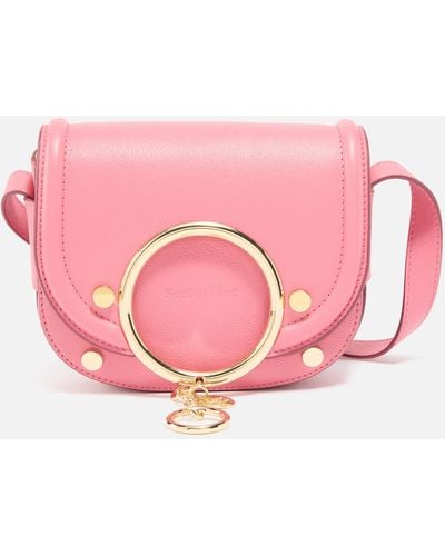 See By Chloé Mara Leather Shoulder Bag - Pink