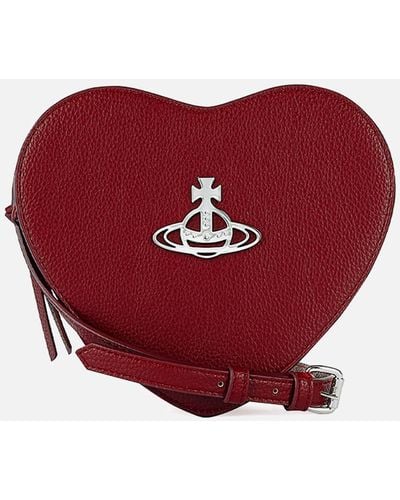 Vivienne Westwood Louise Heart Crossbody Bag - Red