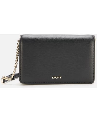 Donna Karan DKNY Bryant Demi Crossbody Bag in Burgundy Leather Dark red  ref.414367 - Joli Closet