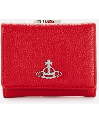Vivienne Westwood Johanna Small Frame Wallet - Red