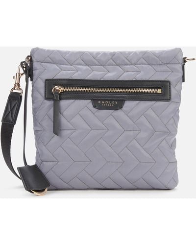 Radley Finsbury Park Quilted Small Ziptop Cross Body Bag - Blue