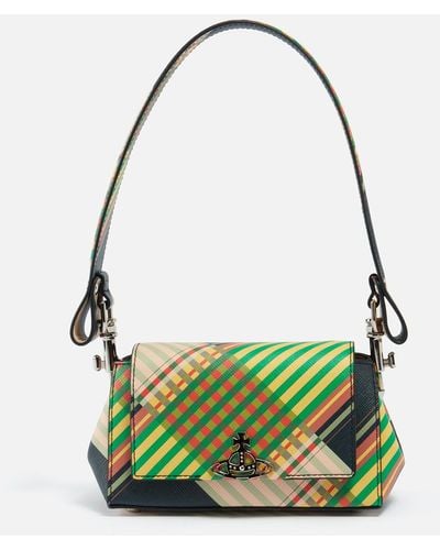 Vivienne Westwood Hazel Faux Leather Blend Small Handbag - Green