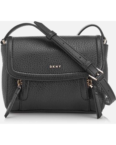 DKNY Chelsea Vintage Mini Messenger Bag - Black