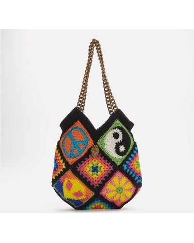 Kurt Geiger Crochet Kensington Hobo Bag - Multicolor