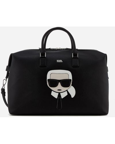 Karl Lagerfeld K/ikonik Weekender Bag - Black