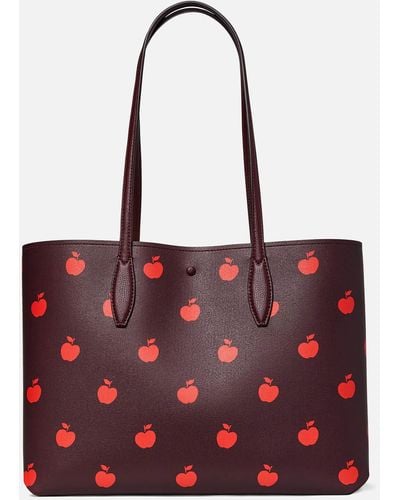 Kate Spade All Day Apple Toss – Tote Bag - Red