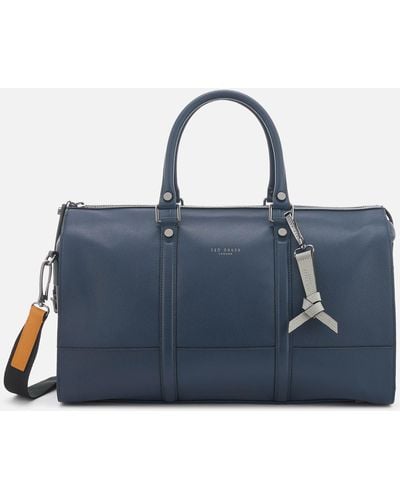 Ted Baker Radical Leather Holdall Bag - Blue