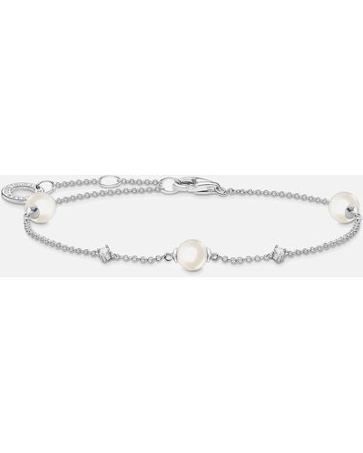 Thomas Sabo Pearl Bracelet - White