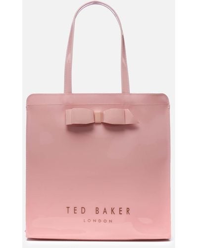 Ted Baker Almacon Bow Detail Large Icon Bag - Pink