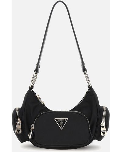 Guess Eco Gemma Mini Shoulder Bag - Black