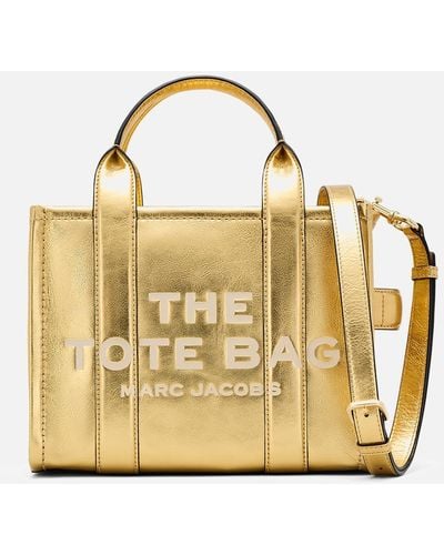 Marc Jacobs The Small Metallic Full-grain Leather Tote Bag