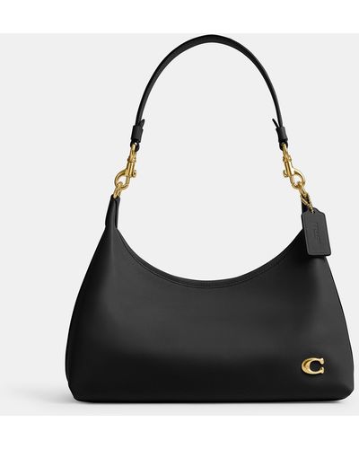 COACH Juliet Leather Shoulder Bag - Black
