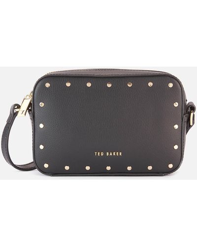 Ted Baker Kensie Magnolia Detail Leather Cross Body Bag for Women