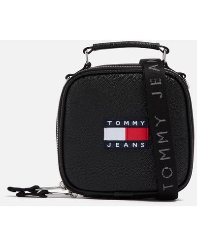 Tommy Hilfiger Heritage Faux Leather Crossbody Bag - Black