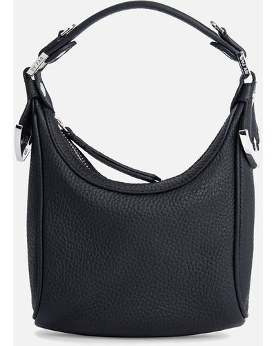 BY FAR Cosmo Grained Leather Mini Bag - Black