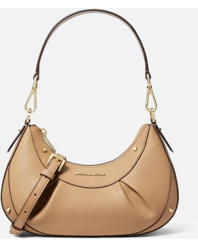 MICHAEL Michael Kors Enzo Small Crossbody Bag - Natural