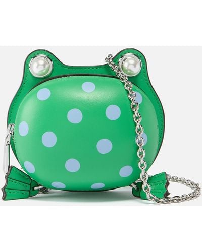 Kate Spade Lily Sonnet Dot 3D Frog Leather Bag - Grün